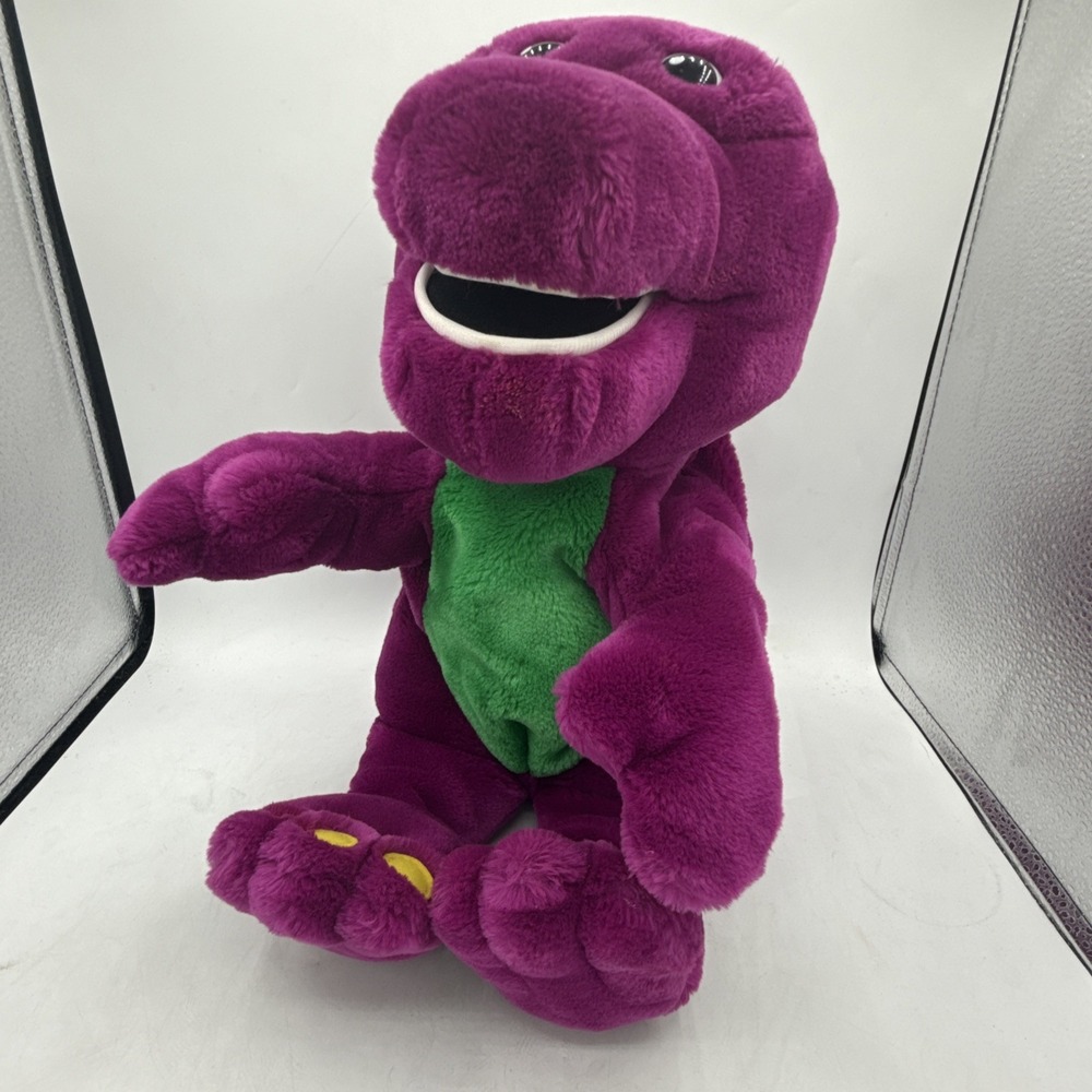 Vtg 1997 ActiMates Barney Plush Microsoft Interactive Talking Sings VIDEO WORKS